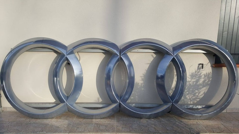 2010's Giant Audi official  dealership illuminated sign