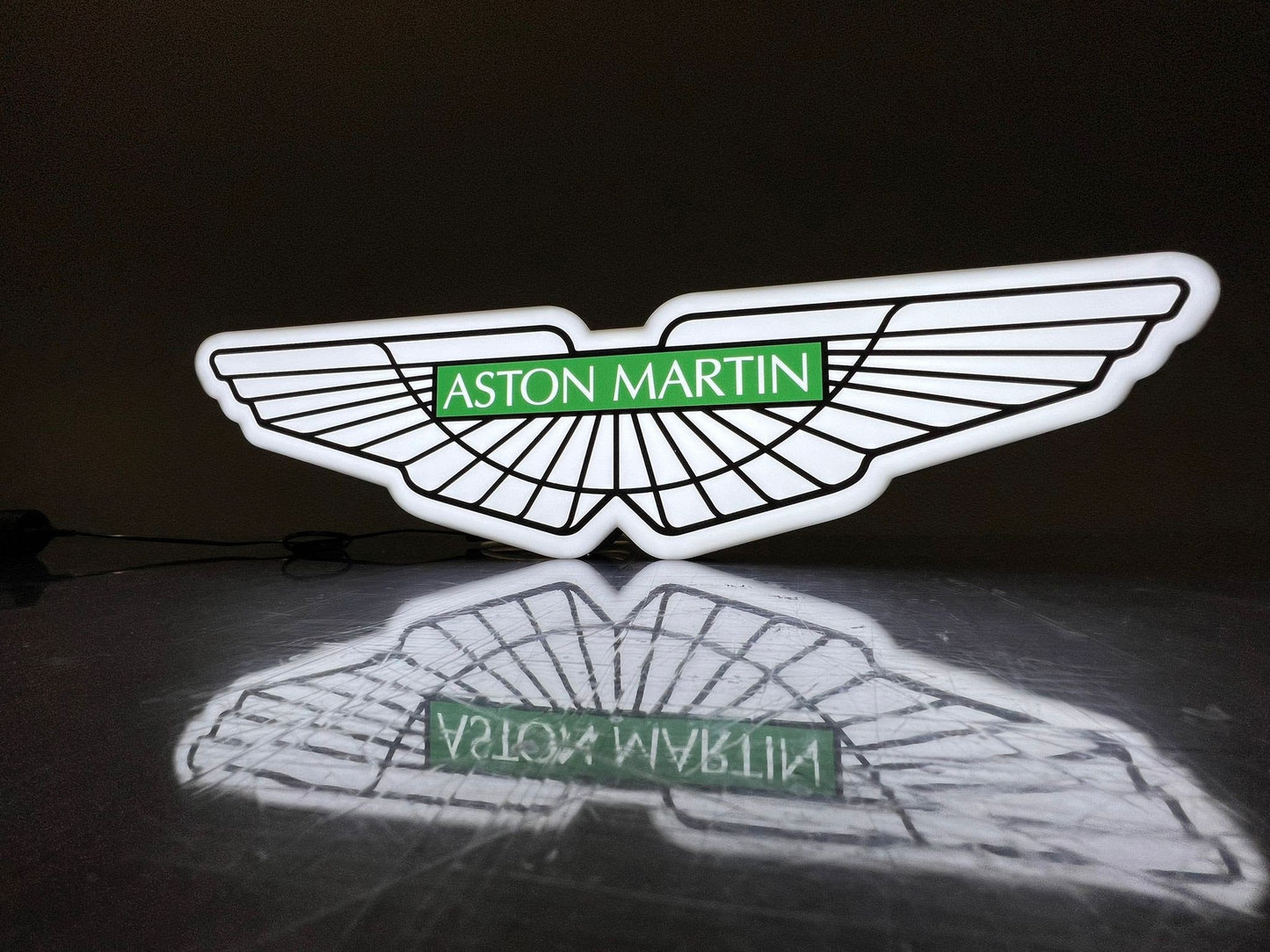 2003 Aston Martin Official dealer illuminated wing sign