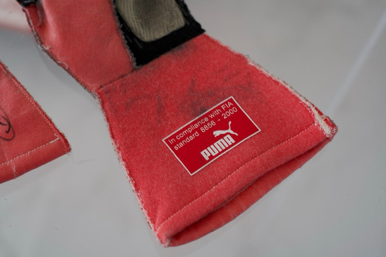 2012 Michael Schumacher PUMA Brazil GP signed gloves