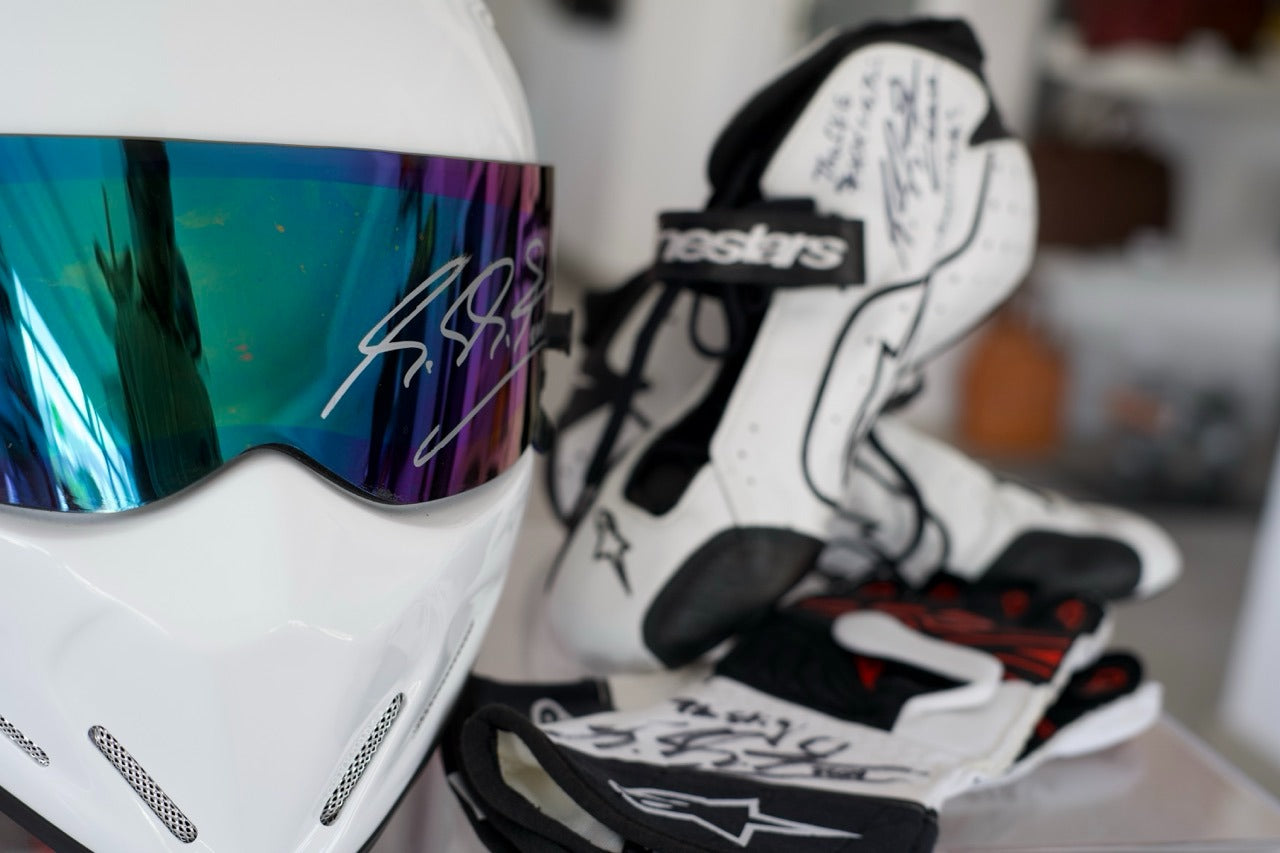 2009 The Stig Michael Schumacher gloves, and shoes set