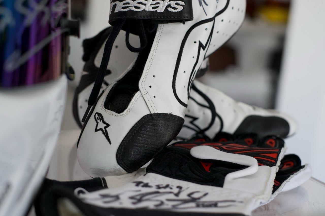 2009 The Stig Michael Schumacher gloves, and shoes set