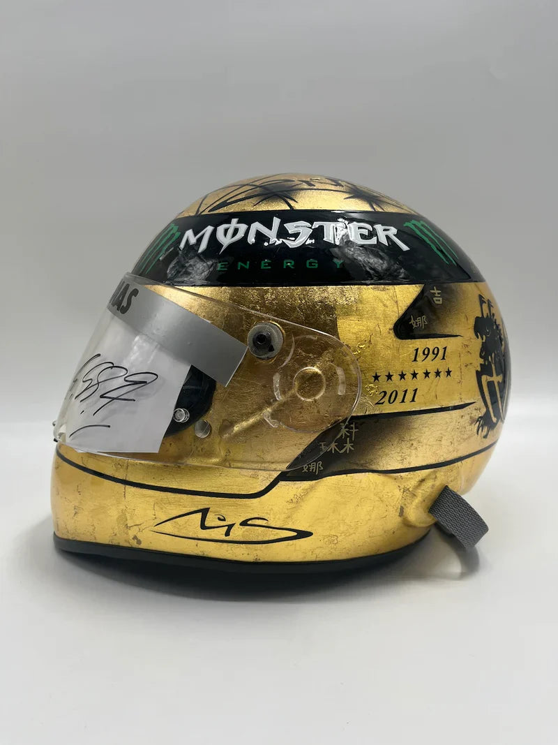 Michael Schumacher Replica 1:1 F1 Helmet Signed with COA