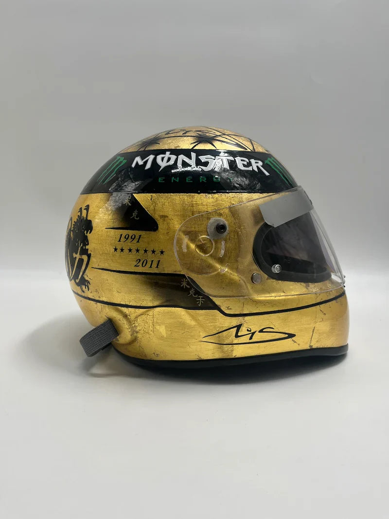 Michael Schumacher Replica 1:1 F1 Helmet Signed with COA