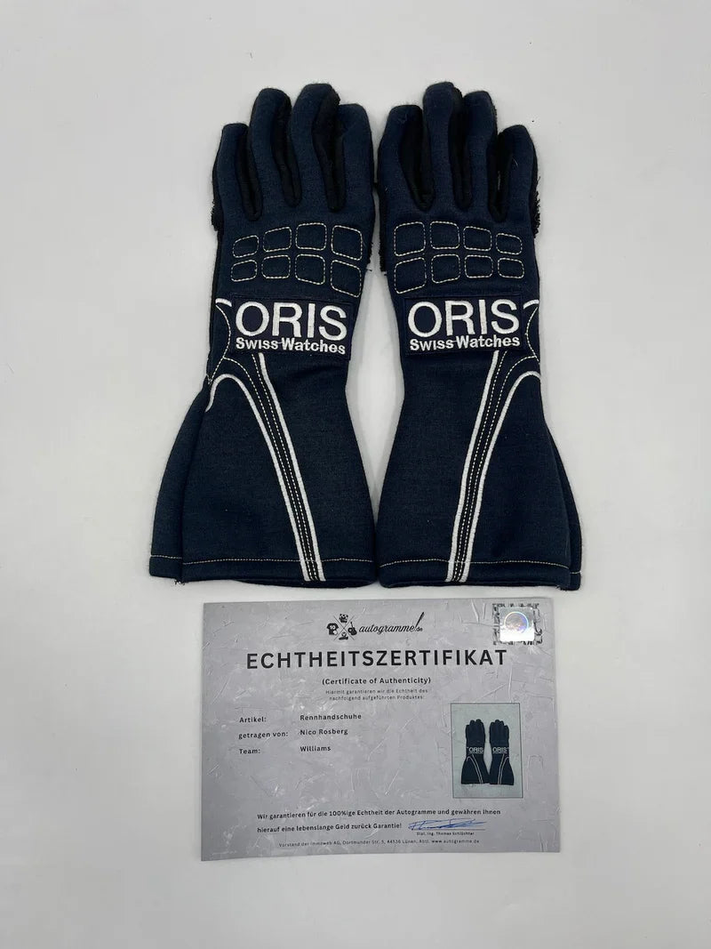 Nico Rosberg Race-worn Williams Gloves