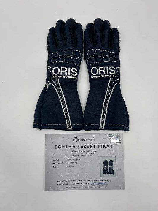 Nico Rosberg Race-worn Williams Gloves