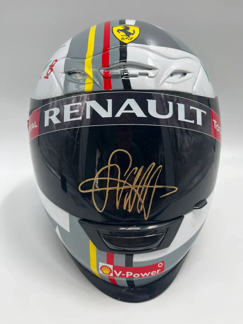 Sebastian Vettel 1:1 Replica F1 Helmet Signed with COA