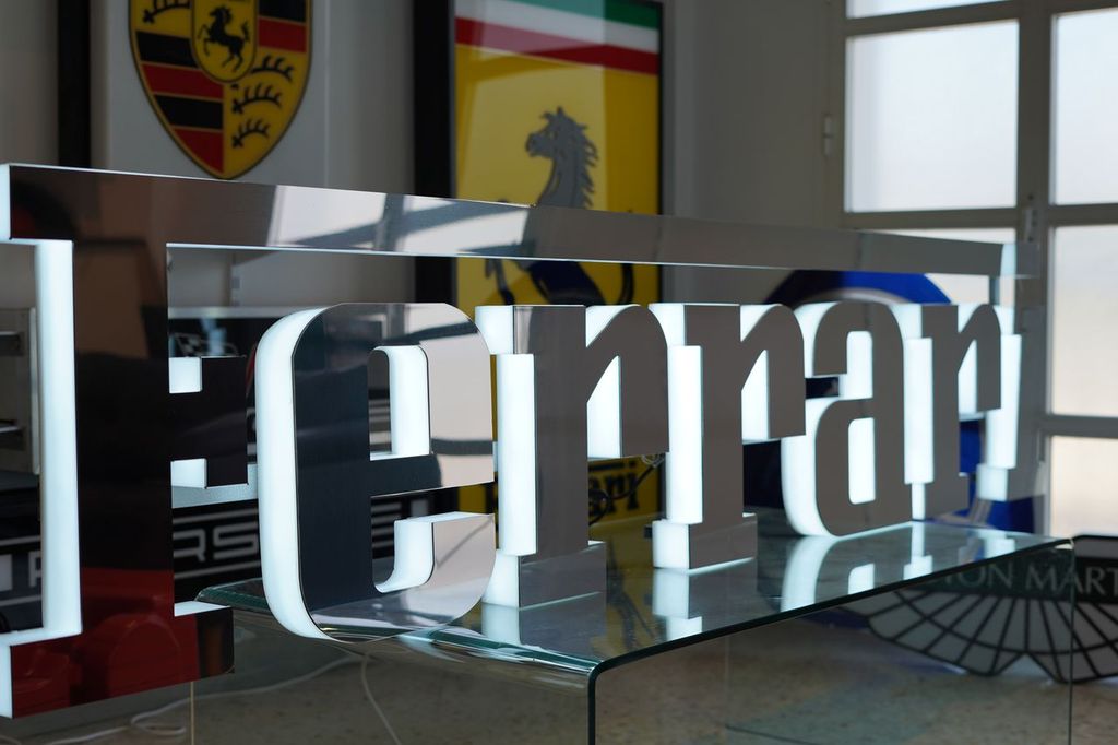 2020's FERRARI — OFFICIAL ILLUMINATED DEALERSHIP SIGN