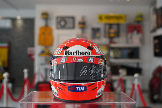 2000 Michael Schumacher Bell replica Helmet signed