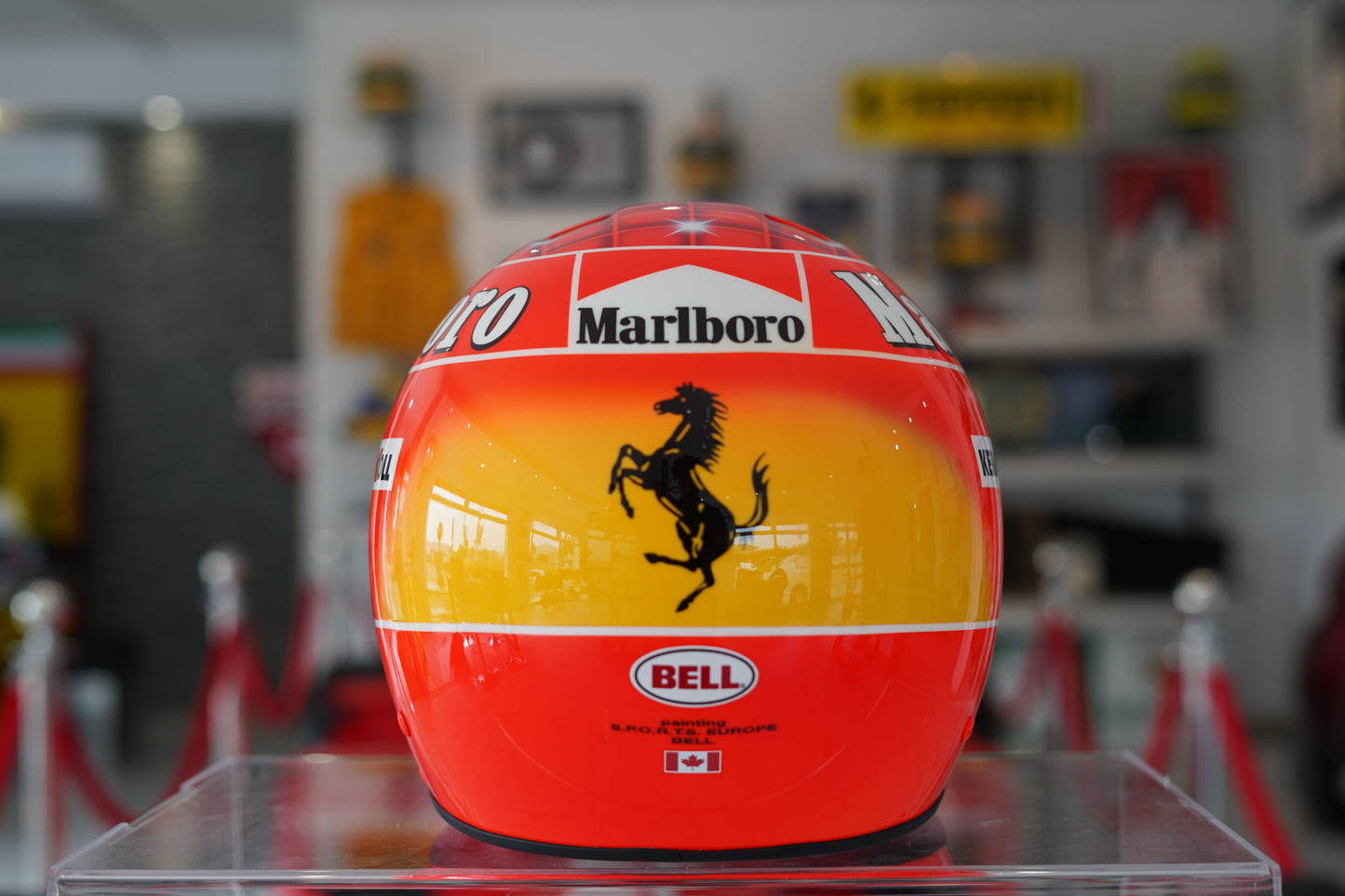 2000 Michael Schumacher Bell replica Helmet signed
