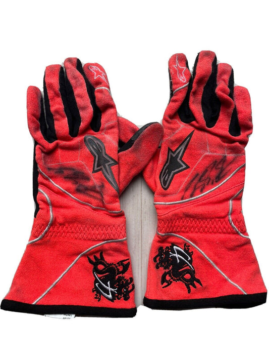2010 Michael Schumacher Signed Race-Used Gloves