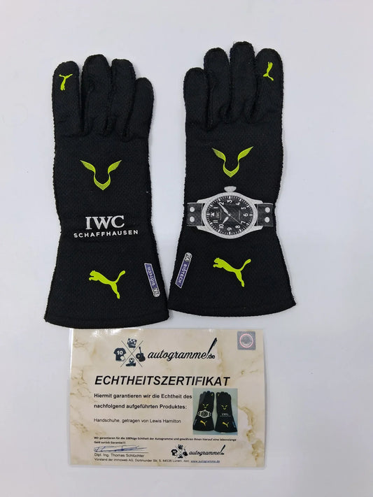 Lewis Hamilton Race-Used Gloves with COA