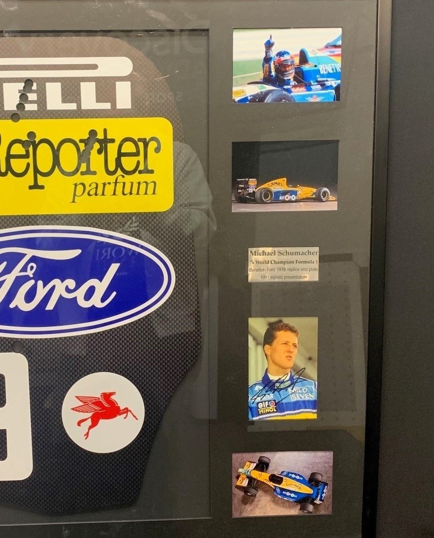 1991 Michael Schumacher Benetton B194 Rear Wing End Plate