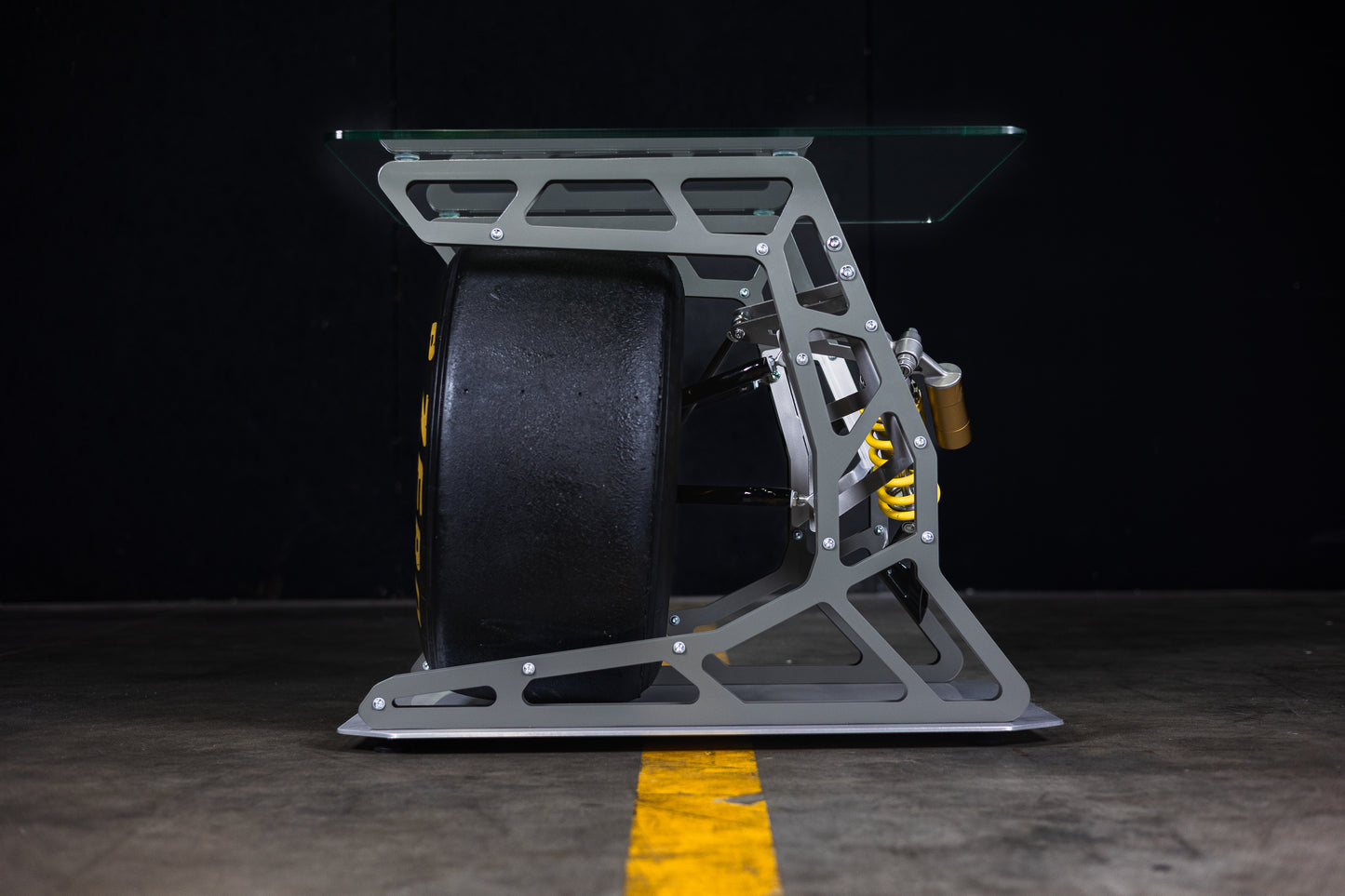 F1 Wheel Coffee Table