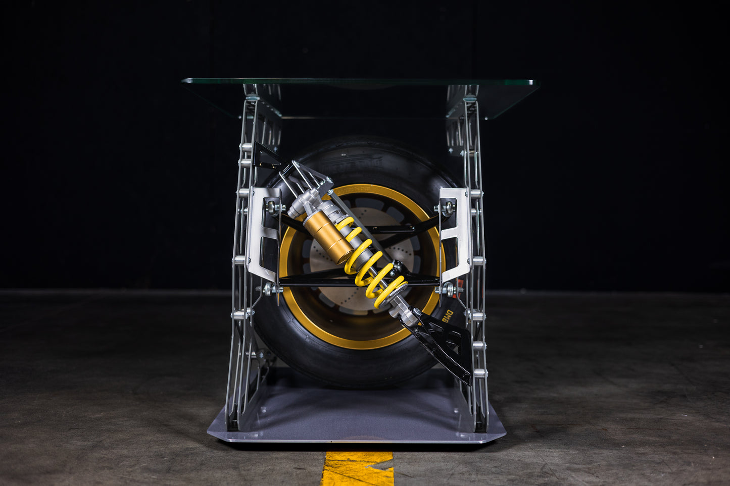F1 Wheel Coffee Table