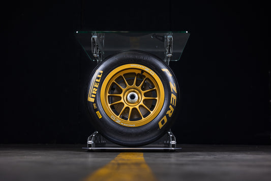 F1 Wheel Coffee Table