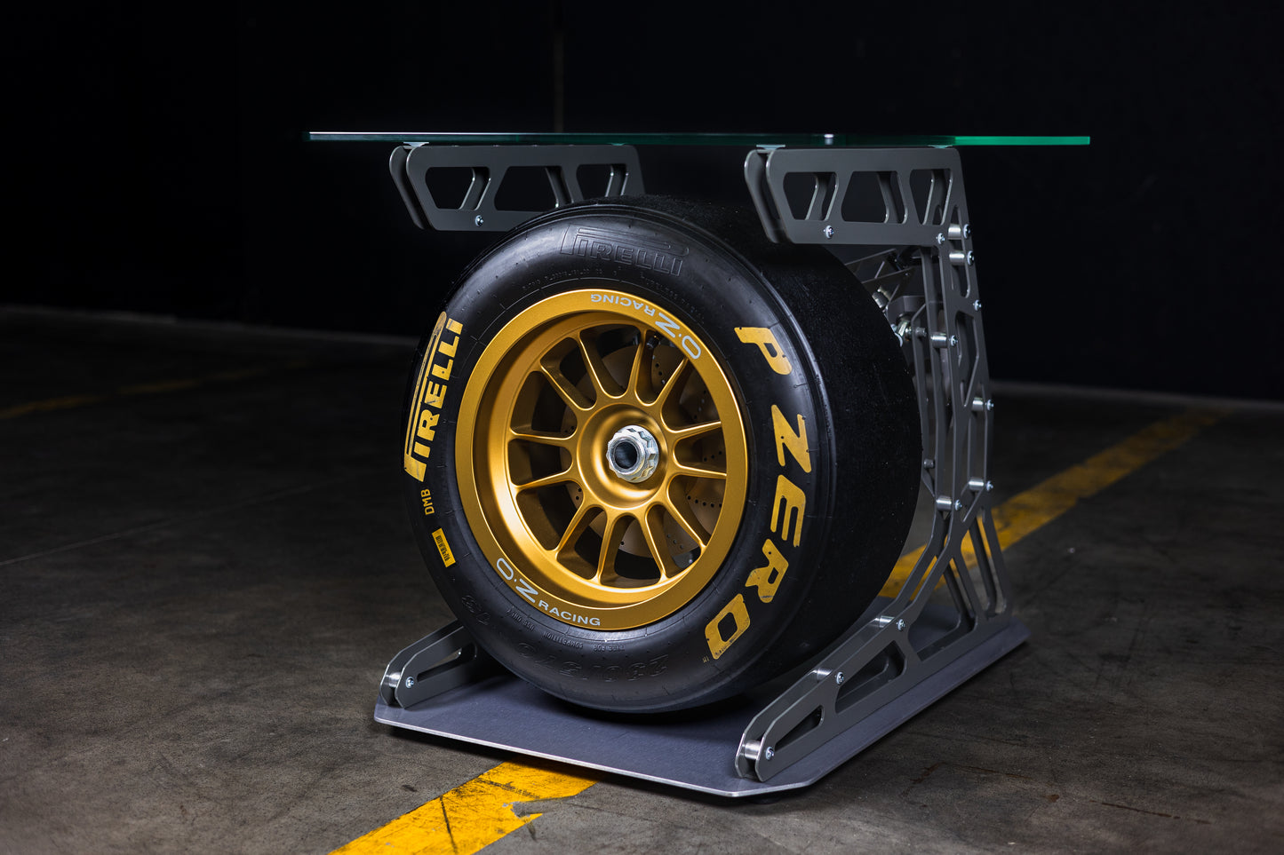 F1 Wheel Coffee Table