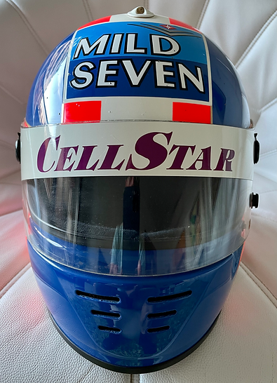 1996 UKYO KATAYAMA Original Race-Worn Helmet Tyrrell Yamaha 024