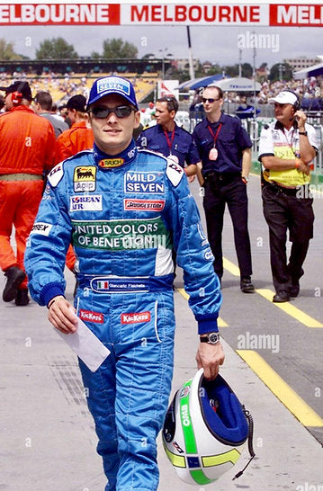 1999 GIANCARLO FISICHELLA Original Race-Worn Helmet Benetton B199