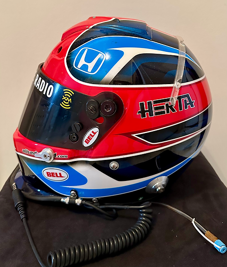 2006 BRYAN HERTA Original Race-Worn Helmet