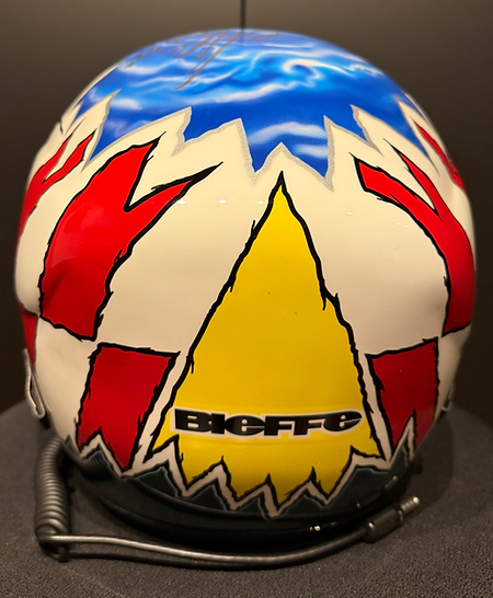 2002 ALEXANDER WURZ Original Race Helmet Signed