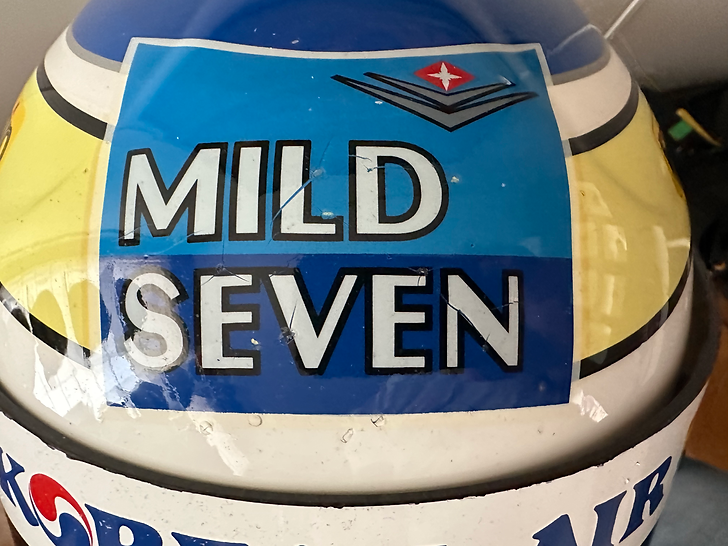 1999 GIANCARLO FISICHELLA Original Race-Worn Helmet Benetton B199