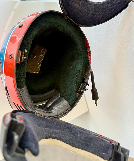 1979/80 Rare Original Helmet Jean-Pierre Jabouille GPA
