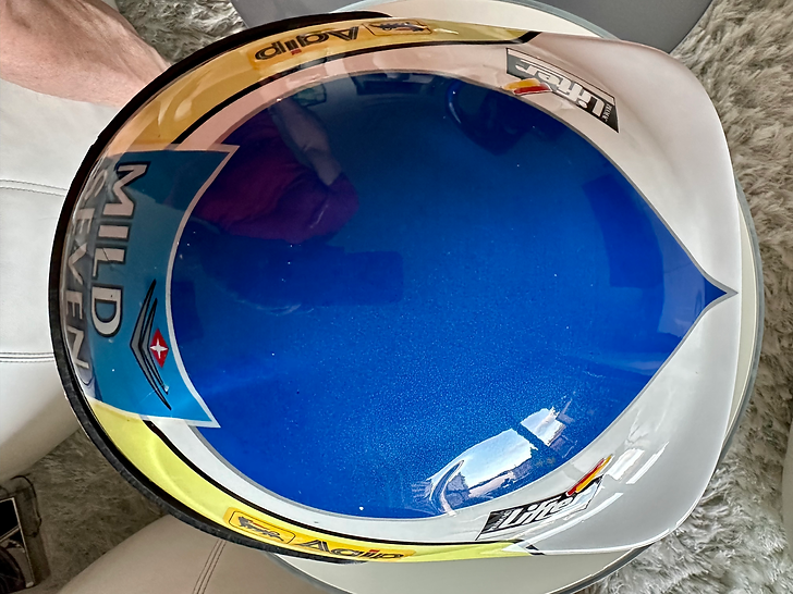 1999 GIANCARLO FISICHELLA Original Race-Worn Helmet Benetton B199