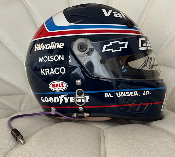 1991 / 1992 AL UNSER JR. Original Race-Worn Helmet