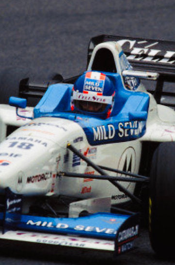 1996 UKYO KATAYAMA Original Race-Worn Helmet Tyrrell Yamaha 024