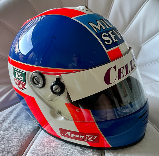 1996 UKYO KATAYAMA Original Race-Worn Helmet Tyrrell Yamaha 024
