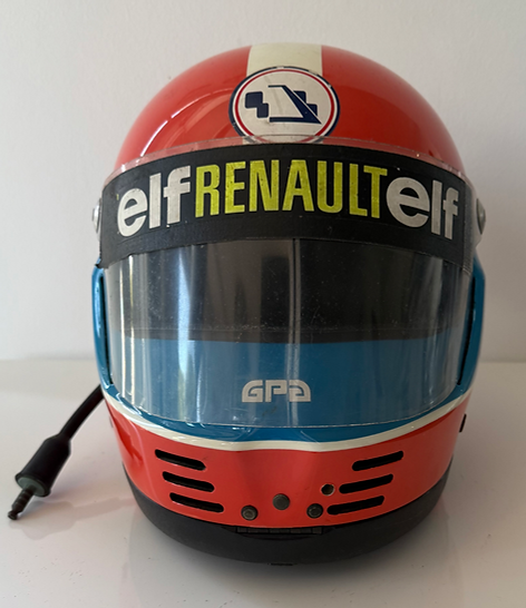 1979/80 Rare Original Helmet Jean-Pierre Jabouille GPA