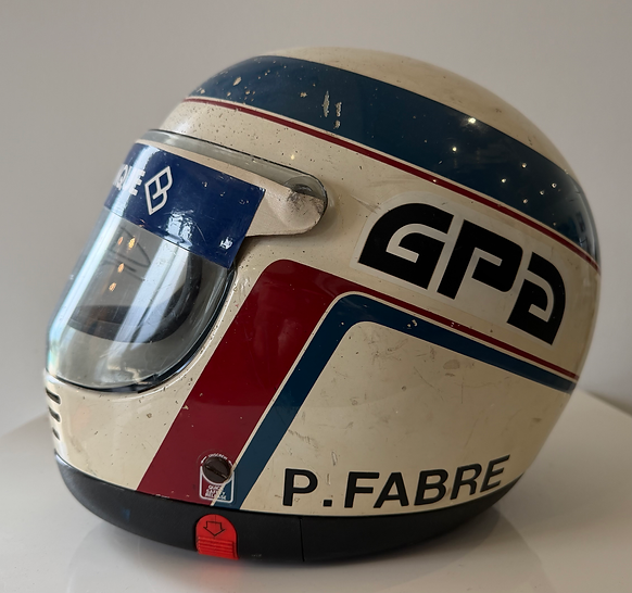 1993 PEDRO DINIZ Original F3 Race-Worn Helmet Bell M3