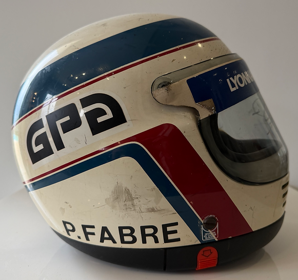 1993 PEDRO DINIZ Original F3 Race-Worn Helmet Bell M3