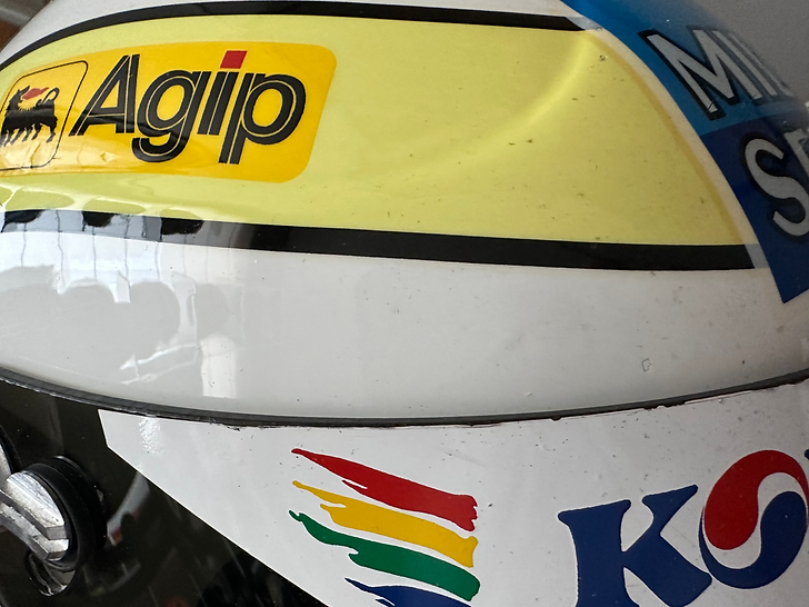 1999 GIANCARLO FISICHELLA Original Race-Worn Helmet Benetton B199