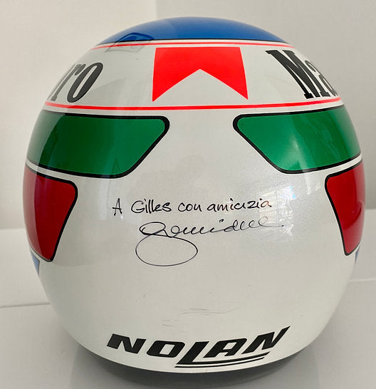 1990 GIANNI MORBIDELLI Original Test Helmet Ferrari Formula One Testing