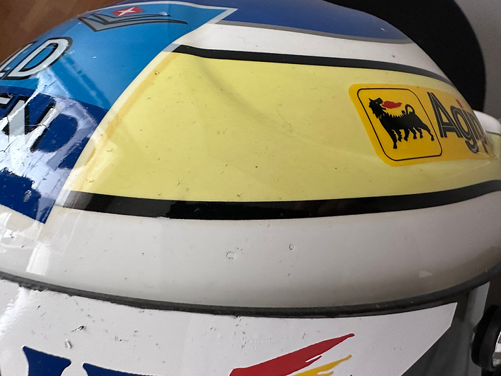 1999 GIANCARLO FISICHELLA Original Race-Worn Helmet Benetton B199