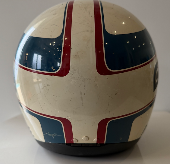 1993 PEDRO DINIZ Original F3 Race-Worn Helmet Bell M3