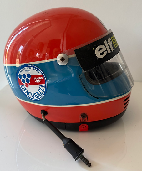 1979/80 Rare Original Helmet Jean-Pierre Jabouille GPA