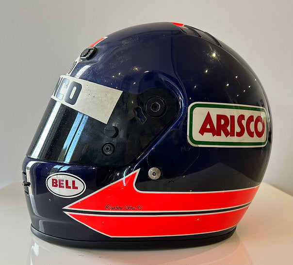1993 PEDRO DINIZ Original Race-Worn F3 Helmet Bell M3