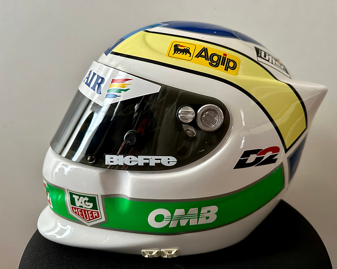 1999 GIANCARLO FISICHELLA Original Race-Worn Helmet Benetton B199