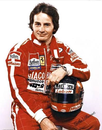 Gilles Villeneuve 1979 Ferrari Bell Star Full size replica helmet