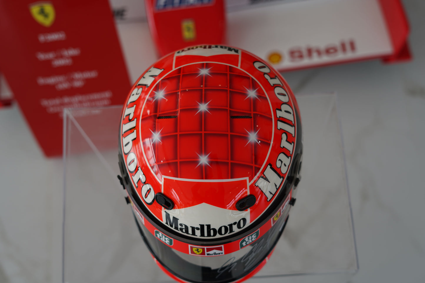2000 Michael Schumacher Bell replica Helmet signed